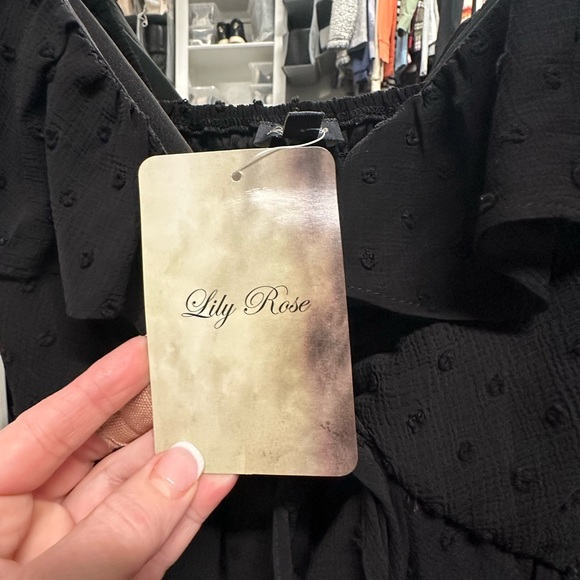 Lily Rose fully lined Dot Dress in sz SMALL - Picture 2 of 9